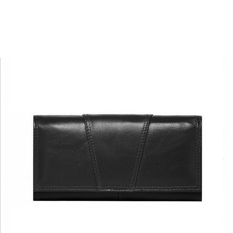 Trifold Stitch Leather Wallet