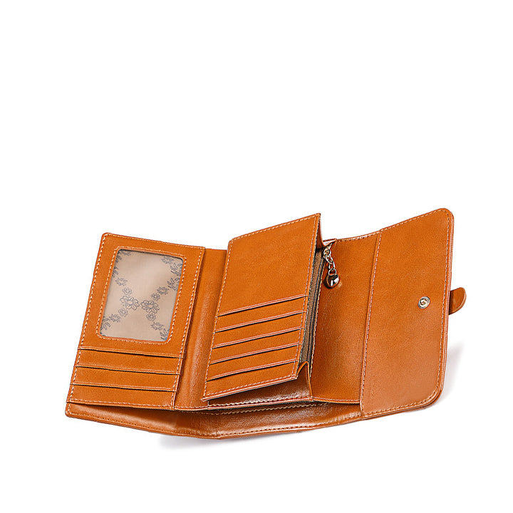 Leather Flap Minimal Wallet