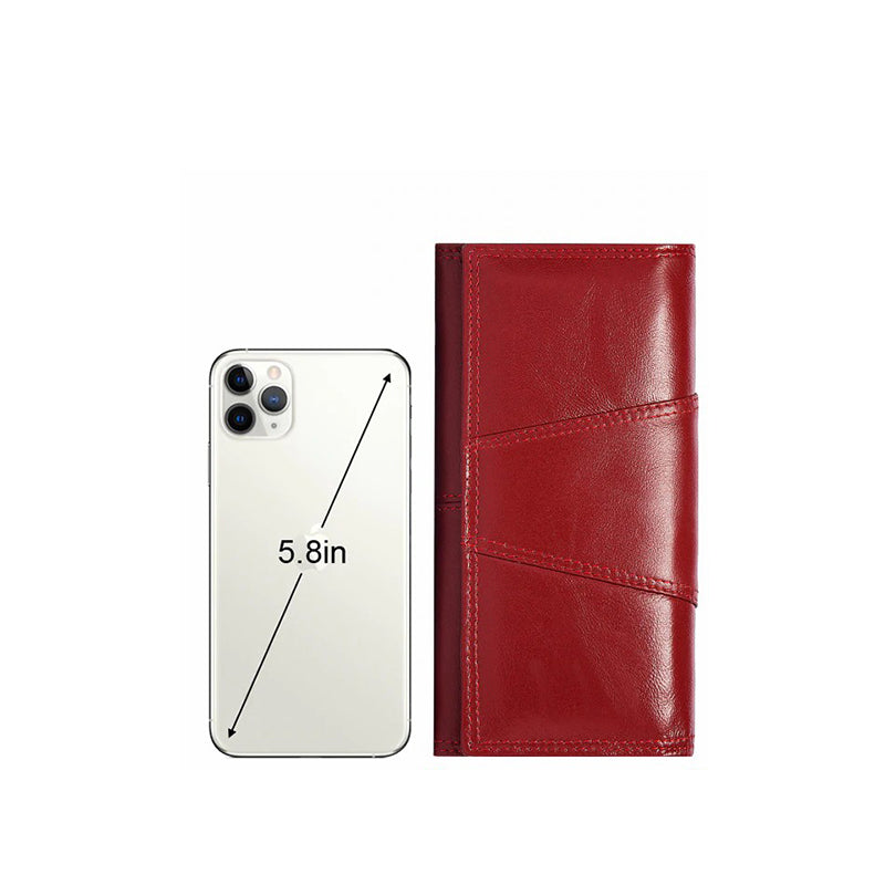 Trifold Stitch Leather Wallet