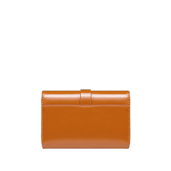 Leather Flap Minimal Wallet