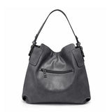 Solid Color Shoulder Bag