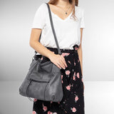 Solid Color Shoulder Bag