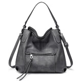 Solid Color Shoulder Bag